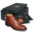 картинка Jackie III R Chukka Boot Burnished Dark Leaf Calf Leather от магазина  Cheaneyshoes